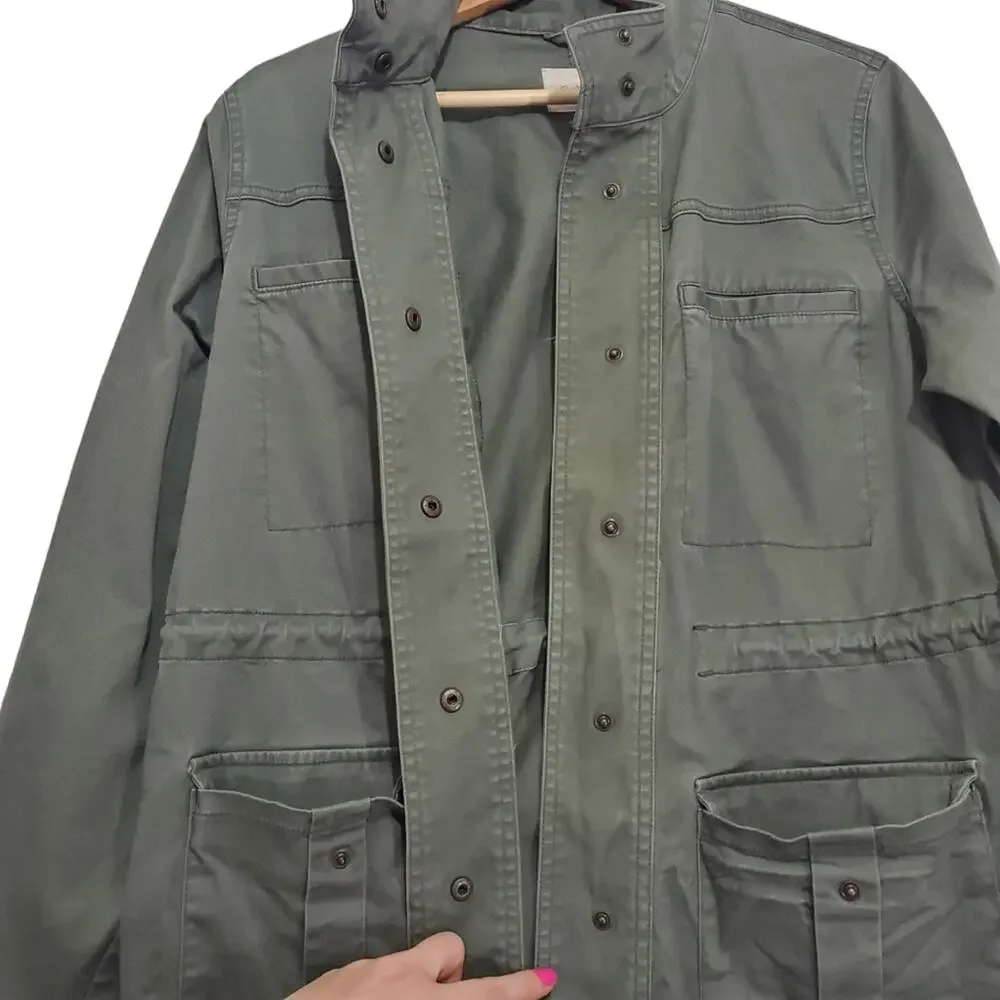 Universal Thread | Adirondack Utility Snap Front Jacket with Drawstring Waist - Picture 2 of 10